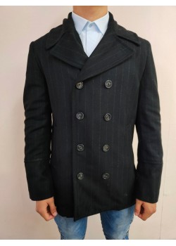 Мъжко палто в черен цвят