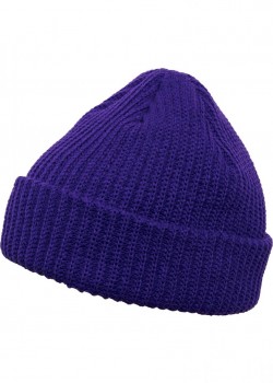Шапка бийни в лилав цвят Rib Beanie  Шапка бийни в лилав цвят Rib Beanie