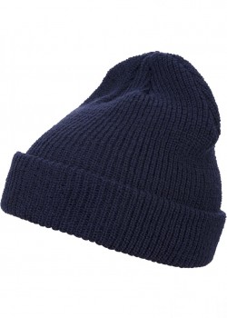 Шапка бийни в тъмносин цвят Long Knit Beanie  Шапка бийни в тъмносин цвят Long Knit Beanie