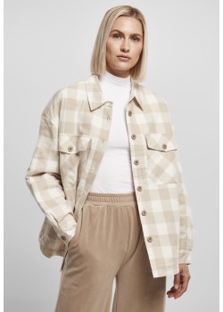 Дамска леко подплатена риза в цвят екрю Ladies Flanell Padded Overshirt Дамска леко подплатена риза в цвят екрю Ladies Flanell Padded Overshirt