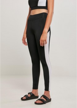 Дамски клин в черен цвят Urban Classics  Block leggings. Дамски клин в черен цвят Urban Classics  Block leggings.