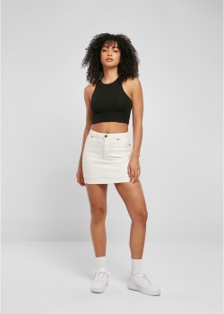Дънкова пола в бял цвят Ladies Denim Mini Skirt  Дънкова пола в бял цвят Ladies Denim Mini Skirt