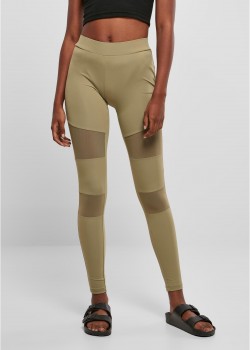 Дамски клин в цвят каки Ladies Tech Mesh Leggings Дамски клин в цвят каки Ladies Tech Mesh Leggings