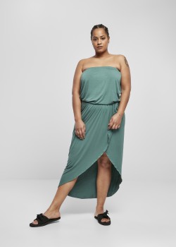 Дамска рокля в зелено Ladies Viscose Bandeau Dress  Дамска рокля в зелено Ladies Viscose Bandeau Dress