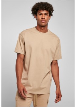 Мъжка изчистена тениска в бежово Urban Classics unionbeige  Мъжка изчистена тениска в бежово Urban Classics unionbeige