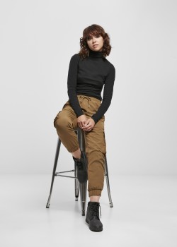 Дамски спортен панталон с висока талия в кафяв цвят Ladies High Waist Pants  Дамски спортен панталон с висока талия в кафяв цвят Ladies High Waist Pants