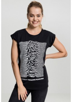 Дамска черна тениска MERCHCODE Joy Divison UP Дамска черна тениска MERCHCODE Joy Divison UP