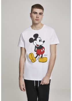 Мъжка тениска Merchcode Mickey Mouse в бял цвят Мъжка тениска Merchcode Mickey Mouse в бял цвят