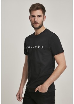 Мъжка тениска Merchcode Friends Logo в черен цвят Мъжка тениска Merchcode Friends Logo в черен цвят