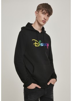 Мъжки черен суичър MERCHCODE Disney Rainbow Logo EMB Мъжки черен суичър MERCHCODE Disney Rainbow Logo EMB