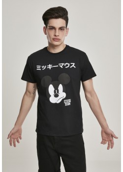 Мъжка тениска Merchcode  Mickey Japanese в черен цвят Мъжка тениска Merchcode  Mickey Japanese в черен цвят