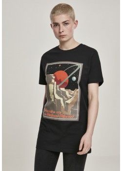Дамска тениска Mister Tee Distant Planet в черен цвят Дамска тениска Mister Tee Distant Planet в черен цвят