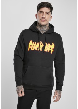 Мъжки суичър Mister Tee Fuck Off Flames в черно Мъжки суичър Mister Tee Fuck Off Flames в черно