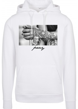 Мъжки суичър Mister Tee Pray 2.0 в бял цвят Мъжки суичър Mister Tee Pray 2.0 в бял цвят