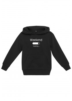 Детски суичър в черен цвят Mister Tee Kids Weekend Loading  Детски суичър в черен цвят Mister Tee Kids Weekend Loading