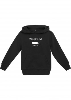Детски суичър в черен цвят Mister Tee Kids Weekend Loading  Детски суичър в черен цвят Mister Tee Kids Weekend Loading