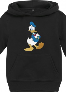 Детски суичър в черен цвят Mister Tee Kids Donald Duck Pose  Детски суичър в черен цвят Mister Tee Kids Donald Duck Pose