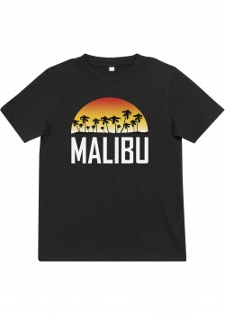 Детска тениска в черен цвят Mister Tee Kids Malibu  Детска тениска в черен цвят Mister Tee Kids Malibu