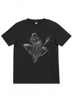 Детска тениска в черен цвят Mister Tee Kids Spiderman Scratched Детска тениска в черен цвят Mister Tee Kids Spiderman Scratched