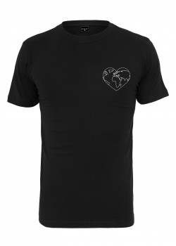 Дамска тениска в черен цвят Mister Tee World Love Дамска тениска в черен цвят Mister Tee World Love