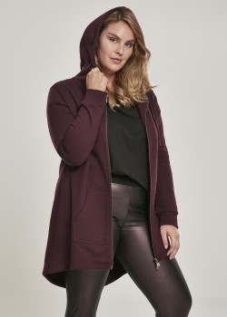 Дамски суичър в тъмночервено Urban Classics Ladies Sweat Parka Дамски суичър в тъмночервено Urban Classics Ladies Sweat Parka