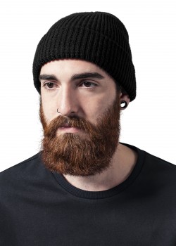 Зимна шапка бийни Urban Classics Beanie в черен цвят Зимна шапка бийни Urban Classics Beanie в черен цвят