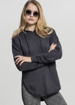 Дамски суичър в цвят графит Urban Classics Ladies Oversized Terry Hoody  Дамски суичър в цвят графит Urban Classics Ladies Oversized Terry Hoody
