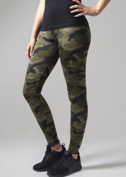 Дамски спортен камуфлажен клин Urban Classics wood camo Дамски спортен камуфлажен клин Urban Classics wood camo