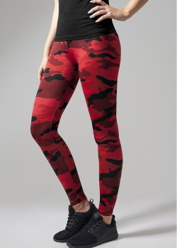 Дамски спортен камуфлажен клин Urban Classics red camo Дамски спортен камуфлажен клин Urban Classics red camo