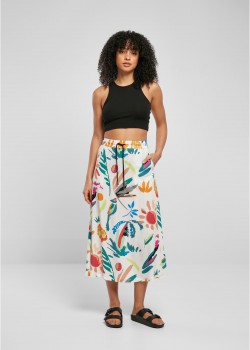 Дамска пола на цветя Ladies Viscose Midi Skirt Дамска пола на цветя Ladies Viscose Midi Skirt