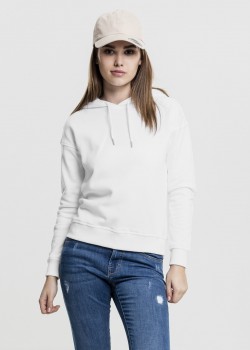 Дамски суичър в бяло Urban Classics Ladies Hoody  Дамски суичър в бяло Urban Classics Ladies Hoody