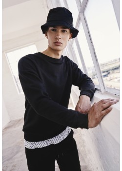 Мъжка изчистена блуза в черен цвят Urban Classics