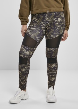 Дамски клин на дигитални камуфлажни шарки Urban Classics Ladies Camo Tech Mesh Leggings  Дамски клин на дигитални камуфлажни шарки Urban Classics Ladies Camo Tech Mesh Leggings