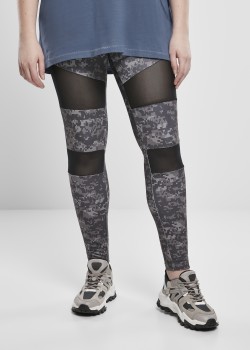 Дамски клин на дигитални камуфлажни шарки в сиво Urban Classics Ladies Camo Tech Mesh Leggings  Дамски клин на дигитални камуфлажни шарки в сиво Urban Classics Ladies Camo Tech Mesh Leggings