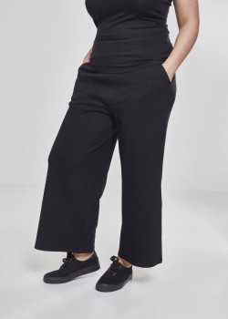 Дамски панталони в черно Urban Classics Ladies Culotte  Дамски панталони в черно Urban Classics Ladies Culotte