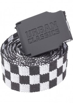 Мъжки колан Urban Classics 150 cm blackwhite Мъжки колан Urban Classics 150 cm blackwhite