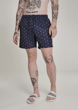 Мъжки плувни шорти Urban Classics Pattern?Swim Shorts flamingo  Мъжки плувни шорти Urban Classics Pattern?Swim Shorts flamingo