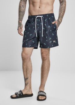 Мъжки плувни шорти Urban Classics Pattern?Swim Shorts island aop  Мъжки плувни шорти Urban Classics Pattern?Swim Shorts island aop