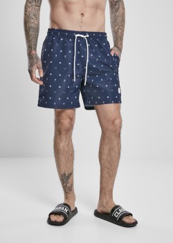 Мъжки плувни шорти Urban Classics Pattern?Swim Shorts skullandyacht aop  Мъжки плувни шорти Urban Classics Pattern?Swim Shorts skullandyacht aop