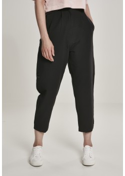 Дамски панталон в черно Urban Classics Ladies High Waist Cropped 