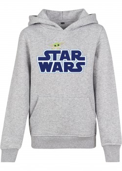 Детски суичър със син надпис Mister Tee Star Wars 