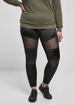 Дамски клин в черно Ladies Shiny Tech Mesh Leggings Дамски клин в черно Ladies Shiny Tech Mesh Leggings