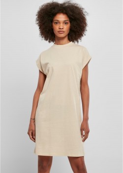 Дамска рокля в бежов цвят Ladies Turtle Extended Shoulder Dress Дамска рокля в бежов цвят Ladies Turtle Extended Shoulder Dress