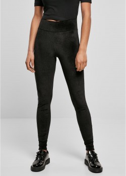 Дамски дълъг клин в черно Ladies High Waist Velvet Leggings Дамски дълъг клин в черно Ladies High Waist Velvet Leggings
