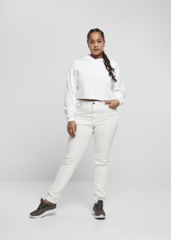 Дамски къс суичър в бял цвят Ladies Hoody Дамски къс суичър в бял цвят Ladies Hoody