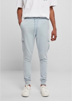 Мъжко долнище в светлосиньо Fitted Cargo Sweatpants