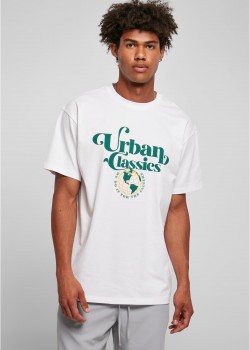 Мъжка тениска в бял цвят Urban Classics Мъжка тениска в бял цвят Urban Classics