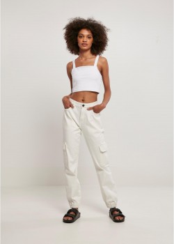 Дамски дълги карго панталони в цвят екрю Ladies Denim Cargo Pants Дамски дълги карго панталони в цвят екрю Ladies Denim Cargo Pants