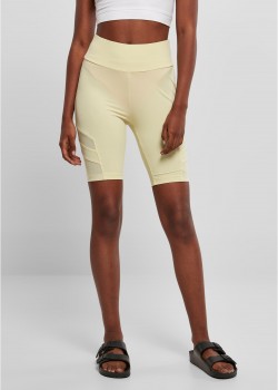 Дамски къс клин в светложълто Ladies High Waist Tech Shorts Дамски къс клин в светложълто Ladies High Waist Tech Shorts