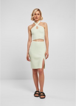 Дамска пола в цвят мента Ladies Rib Knit Skirt Дамска пола в цвят мента Ladies Rib Knit Skirt